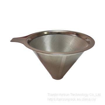 Filter Coffee Coffee Filter Reliable Stainless Steel Drip Cone Filter Coffee Reliable Stainless Steel Drip Cone Filter Coffee photo-2