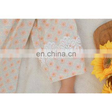 X1053/Toddler Girl Dresses Flower Printed Shirts Custom High Quality Summer Baby Girls Dress photo-2