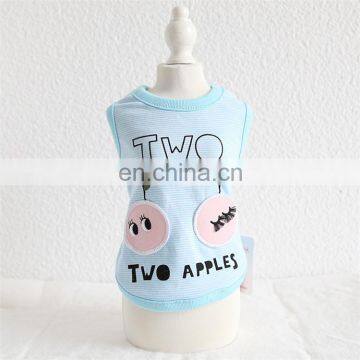 China Online Selling Rabbit Ear Dog Sleeveless Shirt Puppy Clothes