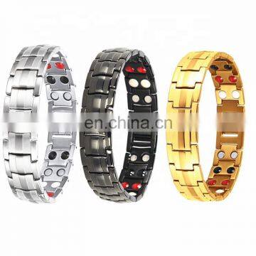 Healthcare Germanium Negative Stainless Bio Magnetic Bracelet Pain Relief Energy Bracelet photo-2