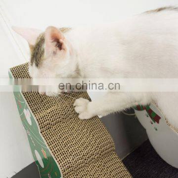 Wholesale Turbo Cat Scratch Corrugated Paper Cube Goods Cardboard Board Scratcher Scratching Pad Cat Products Wall Toy For Cat photo-5