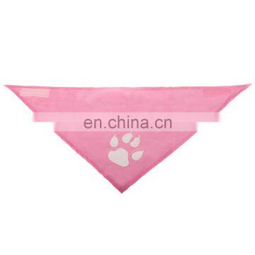 pink folding multifunctional triangular scarf pet bandanas