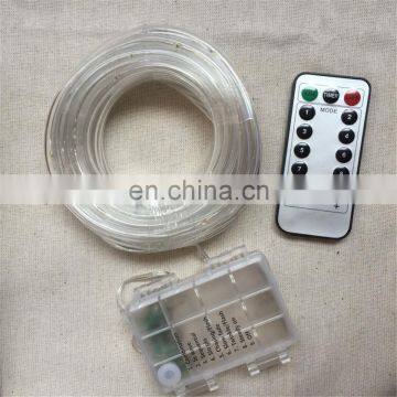 Battery Powered LED Rope Tube String Waterproof LED Strip Light Outdoor Fairy Light photo-3