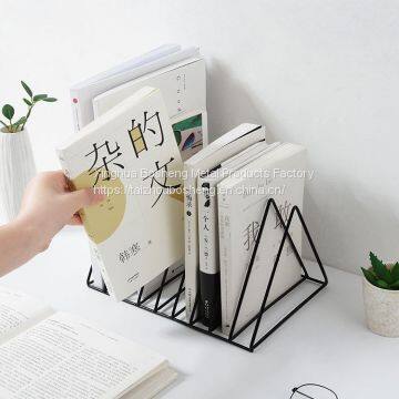 Hot Sale Nordic Style Office School Metal Decorative Book Stand Children Reading Bookends