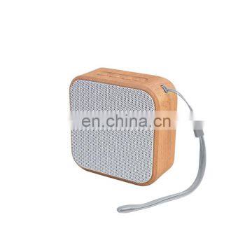 Wooden Portable Mini Bluetooth Wireless Music Speaker Waterproof Subwoofer With tf Usb Mp3 Player photo-3