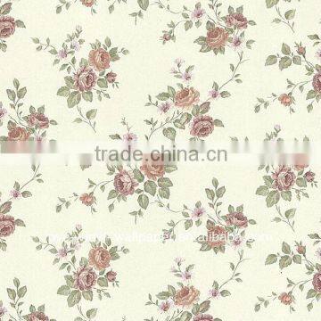 embossed wallpaper for room decoration/wall covering papier peint et revetement mural