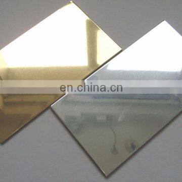 6mm Frameless Customized Wall Mounted Hotel Washroom Bathroom Mirror