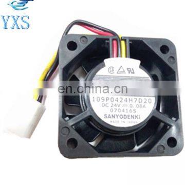 109P0424H7D20 DC24V 0.08A 4CM 4015 40 * 40 * 15mm Double Ball Inverter Fans