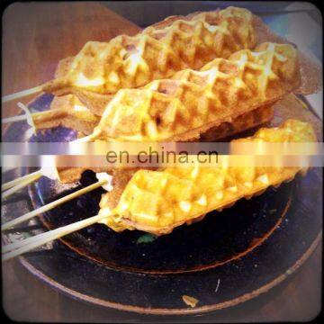 Popular Snack Food French Corn Hotdog Waffle Maker Waffle Stick Machine For Sale