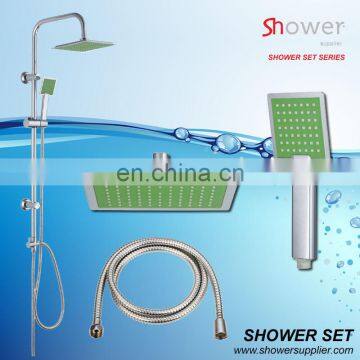 High quality Stainless Steel chromed rain bath shower set in Yuyao