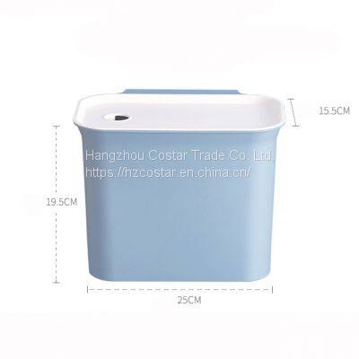 Cabinet Basket Wastebaskets, Multifuctional Hanging Trash Can Waste Bins Garbage Containers photo-3