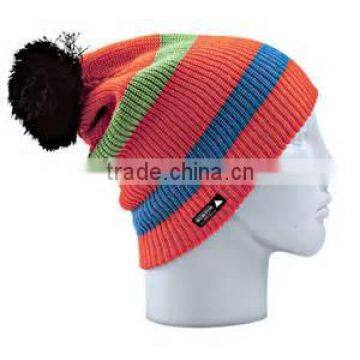 colorful fun beanie for snowboard days