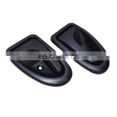 New Door handle black inner left & right For Renault Clio Megane Scenic Trafic