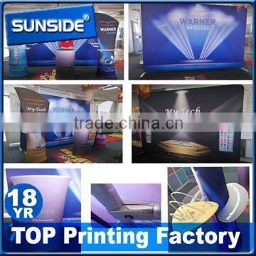 Tension fabric display backdrop exhibition pop up display stand for advertising D-0620