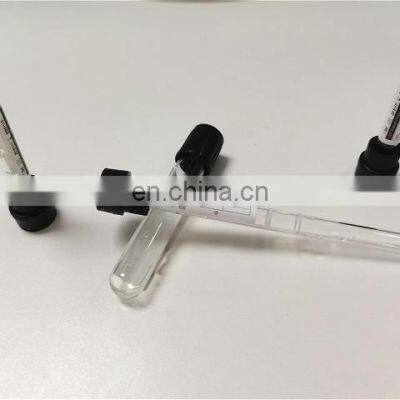 Black Cap Plasma Blood Collection Tube PET and Glass Material 1.6ml ESR Tube photo-4