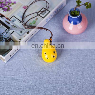 Classical 6 Hole Alto C National Musical Instrument Ceramic Ocarina