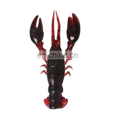 New design  2.3g shrimp soft baits soft lure realistic bionic artific lobster fishing lure