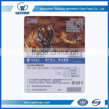 China Manufacturer Cellphone Recharge Card