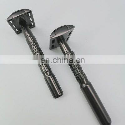 Female 10cm Gun Black Personalized Closed Comb Safety Razor With Tiwn Blade photo-2