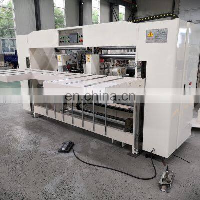 High Speed Semi Automatic Corrugated Carton Box Stitching Machine Double Servo Drive photo-3