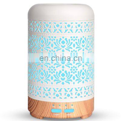 Magnet Bronze Humidifier Aromatherapy Metal Cover DesignEssential Oil Aroma Diffuser Ultrasonic