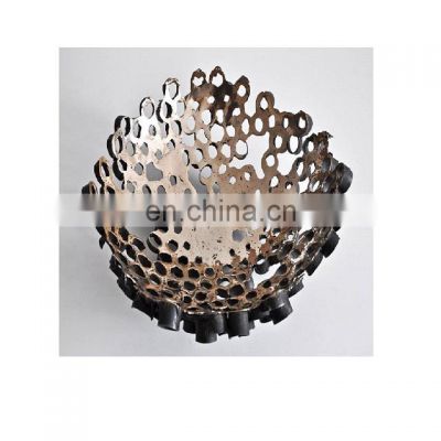 iron nut design bowl