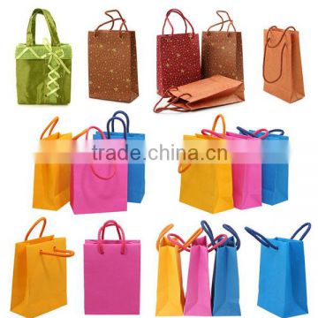 High quality large capacity kraft paper bag,canvas tote bag