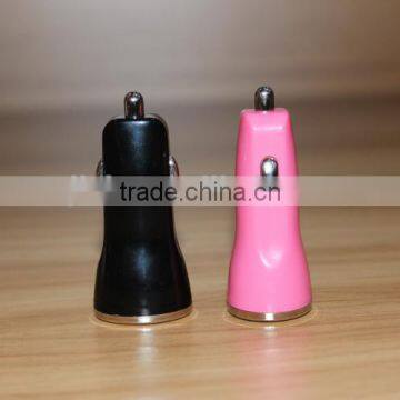 2016 New Fashion Design Dual USB Car Charger 5v2a Rapid Charging With Kinds of Color photo-3