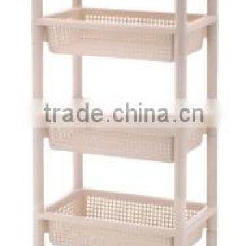 Callia Plastic Storage Rack/3 or 4 Layer Plastic Rack/household Plastic Items photo-4