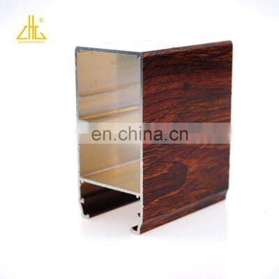ZLWT001 ZHONGLIAN Wooden Grain Aluminium Profile For Balustrade Aluminium Extrusion photo-4