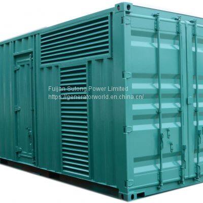 Container Silent Type 910kW / 1000kW Cummins Power Diesel Generator with Stamford Alternator Deepsea 7310 Controller