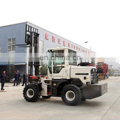 Diesel Forklift Truck Loader Bucket With Attachment 4WD Truck Mounted Forklift photo-5