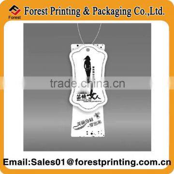 Custom all kinds of hang tag free design high quality airline paper baggage tag