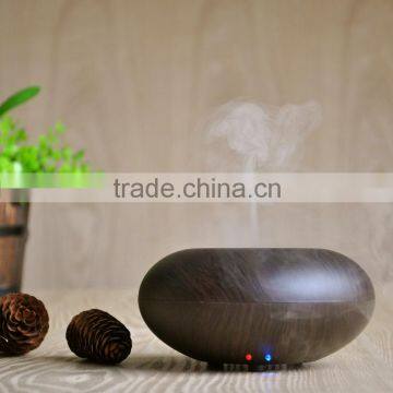 Ultrasonic Ion Humidifier Purifier Aroma Air Aromatherapy Essential Oil Diffuser Ionizer Dark Wood Grain Apple Version photo-3