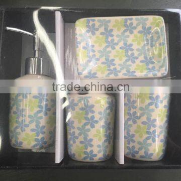 4PCS HOT-SALE CHEAP PRICE CERAMIC BATHROOM SET photo-3