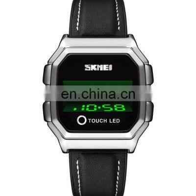 1650 Led Watch Touch Screen Montre Unisex Wacth Men Watch Light Luxury Steel Wholesale Skmei photo-3