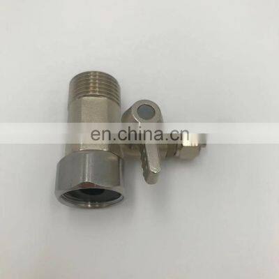 1/2 to 1/4 RO Water Filter Spare Parts Quick Connector Tee Ball Valve Faucet Tap Shut Off Ball Valve Copper Feed Water Adapter photo-3