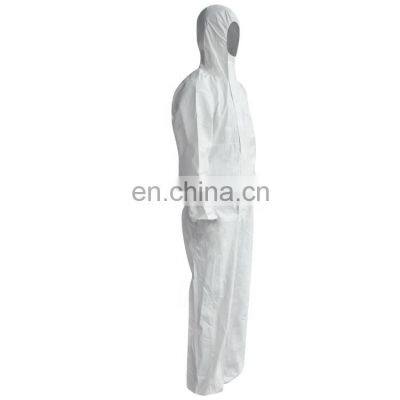 Industry Disposable Coverall Chemical Resistant Waterproof Coverall Suit Protect Clothing photo-4