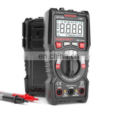 Meter Multimeter Portable Compact Black Red New Design Automatic Digital Multimeter