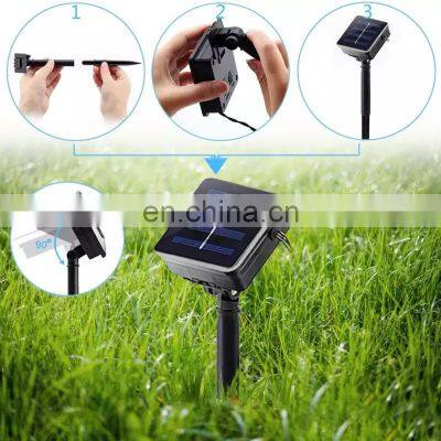 20/30/50led Bee Butterfly Shaped Garden Tree Grass Brushes Outdoor Waterproof Ip65 Christmas Party Patio Solar Led String Light photo-3