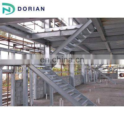 China Manufacturer Steel Frame Structures Large-Span Steel Structure Two Story Warehouse