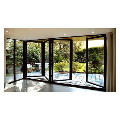 Standard Size or Customized Dimension Aluminium Glass Bifolding Door