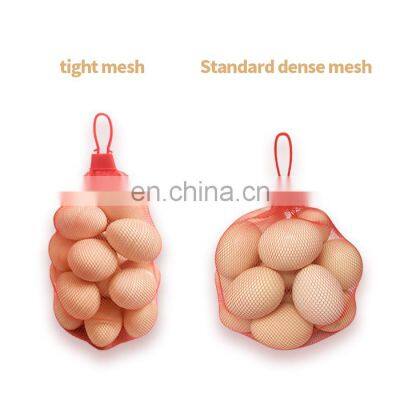 Custom Recycle Lemon Red Blue Pack Date Polypropylene Woven Bag Garlic Mesh Bag Roll for Retail Shop Product photo-3