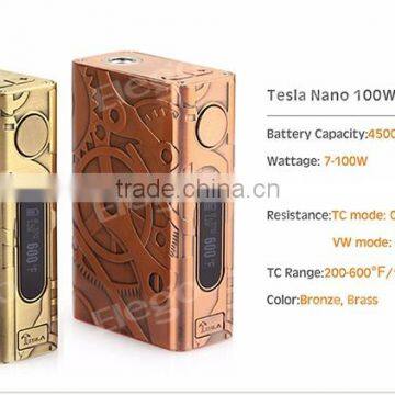Tesla Nano 100W Steampunk, Tesla Nano 100W Brass and Bronze photo-2
