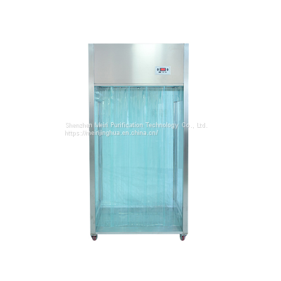 MRJH Explosion-Proof Gmp Clean Room Weighing Laminar Class 100 Flow Hood Simple Dispensing Booth Wheels Portable Weighing Room photo-4