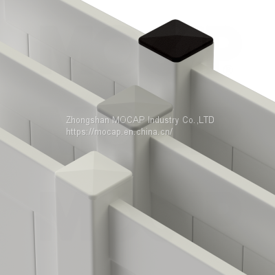 40MM Square Tube End Caps Insterts Pyramide Type photo-4