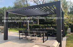 High Quality Aluminum Roof System Patio Gazebo Water Proof Louvre Pergola photo-4