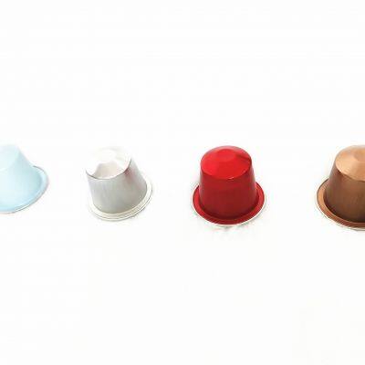 Empty Aluminum Foil Coffee Capsule With Lid Empty Capsules Aluminium Coffee Capsules