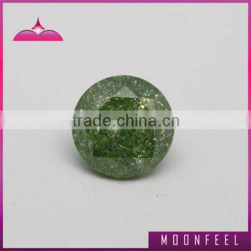 peridot ice cubic zircom genstane c.z.