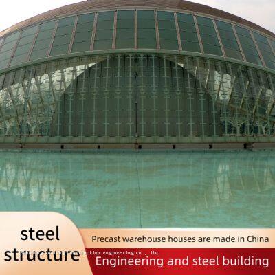 Prefab Glass Dome Roof Steel Structure Atrium Canopy